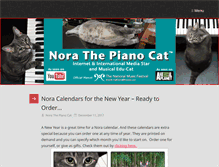 Tablet Screenshot of norathepianocat.com